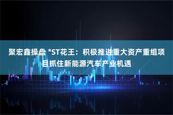 聚宏鑫操盘 *ST花王：积极推进重大资产重组项目抓住新能源汽车产业机遇
